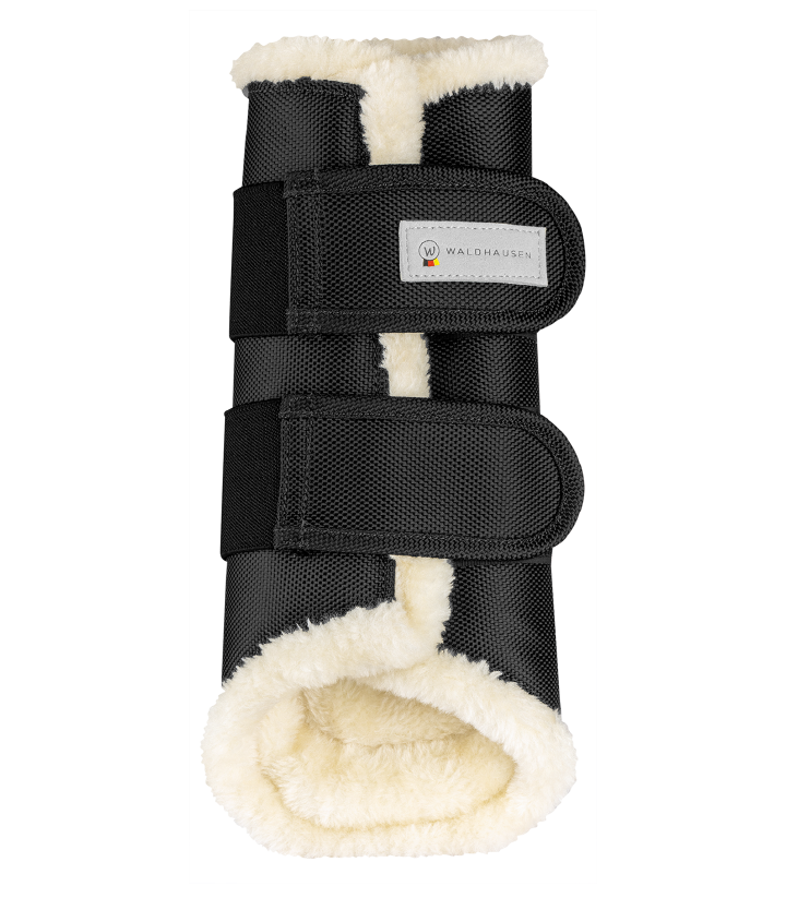 WALDHAUSEN Dressurgamasche Comfort schwarz/natur WALDHAUSEN Dressurgamasche Comfort schwarz/natur